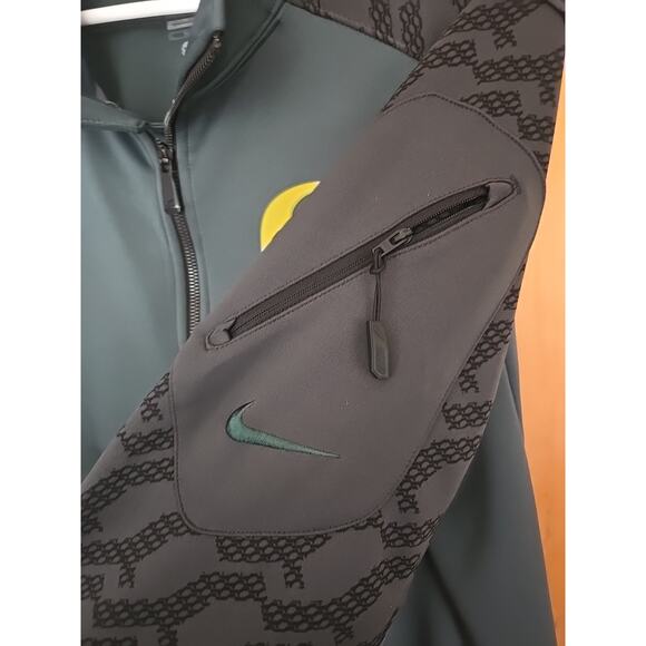 Nike OREGON DUCKS NCAA Warm Up Training Athletic Full Zip JACKET XL Team Issue - Picture 4 of 8